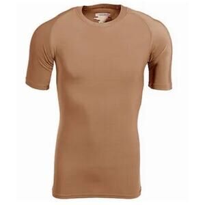 5.11 Tactical Brown Crew Neck Tight Mens Short Sleeve Sz M Undergear NWT $65